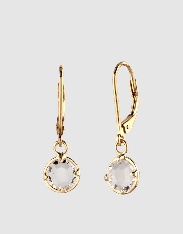 Elli Jewelry - Drop Earrings in Gold-Plated 925 Silver