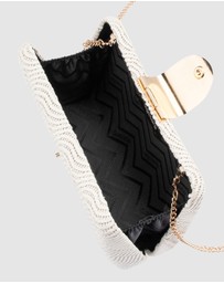 Olga Berg - Lindy Woven Clutch