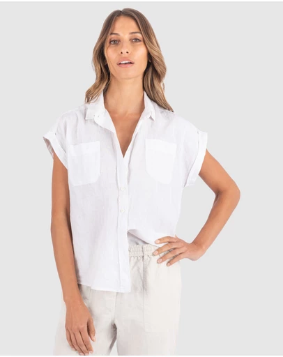 CAMIXA - CAPRI Short Sleeve Linen Shirt