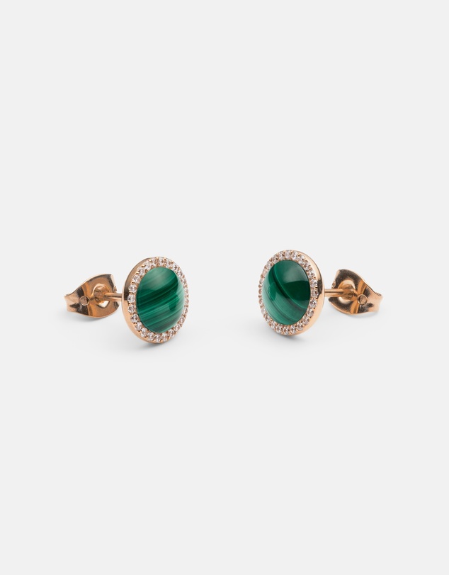 Daniel Wellington - Audrey Earrings Malachite
