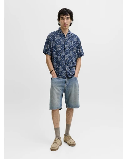 Jack & Jones - Lyon Printed Dobby S/S Shirts