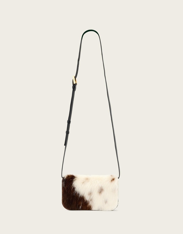 AllSaints - Maeve Cow Print Wallet Crossbody Bag