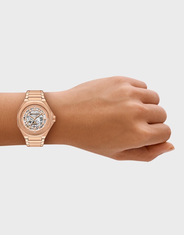 Armani Exchange - Rose Gold Analogue Watch
