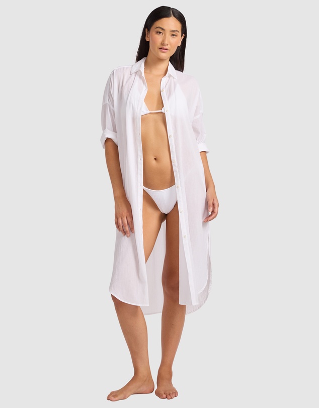 Seafolly - Cotton Voile Shirt Dress