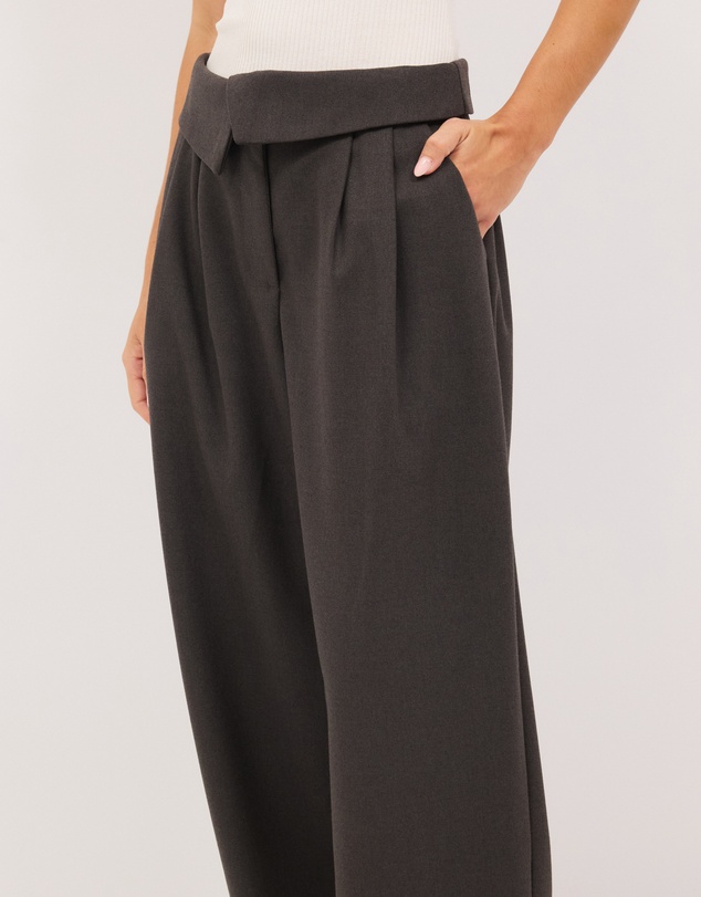 Calli - Tate Fold Over Waist Suit Pants