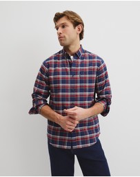 Country Road - Australian Good Earth Cotton Regular Fit Check Shirt