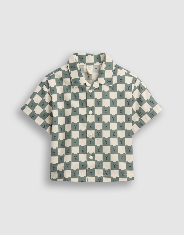 GAP - Short Sleeve Poplin Icon Top - Babies-Kids