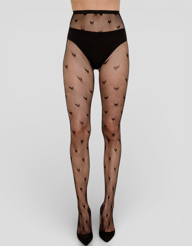 High Heel Jungle - Sweetheart Fishnet Tights