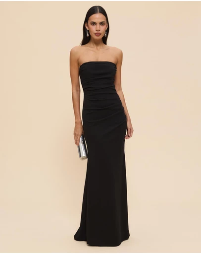 CHANCERY - Amaya Strapless Drape Gown