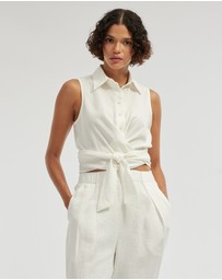 Amelius - Naomi Wrap Crop Shirt