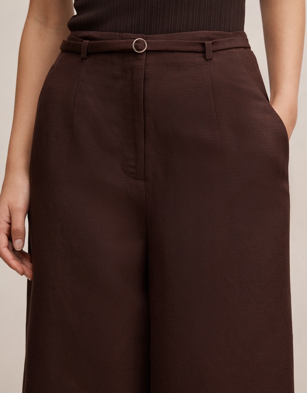 Forever New - Matilda Linen Blend Wide Leg Pants
