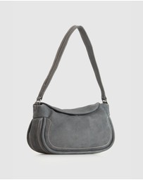 Evity - Narda Nubuck Leather Shoulder Bag