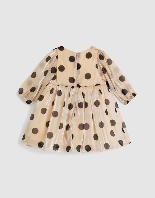 Bardot Junior - Wednesday Organza Spot Dress - Babies-Kids