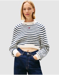 Tommy Jeans - Crop Badge Sweater