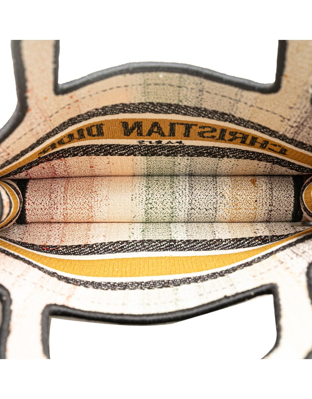 Pre-Loved by Azura Reborn - Pre-Loved dior Dior Book Tote Multicolor Striped