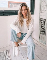 Esther & Co - Joansy Knit - White