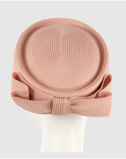 Max Alexander - Coral Braid Pillbox Hat