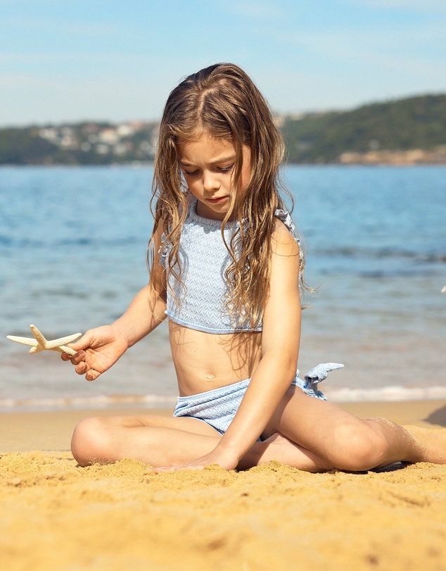 Aqua Blu Kids - Stepping Stones Halter Neck Bikini Set - Kids