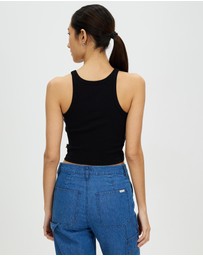 Brixton - Organic Rib High Neck Tank