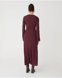 Forcast - Quinn Bias Tie Waist Dress