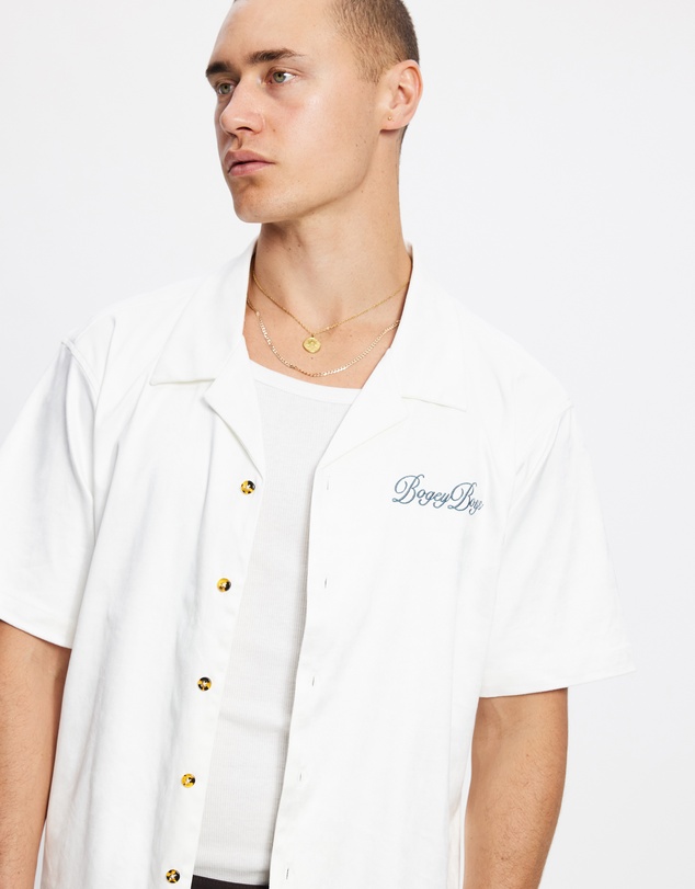 Bogey Boys - Micro Suede Button-Up Shirt