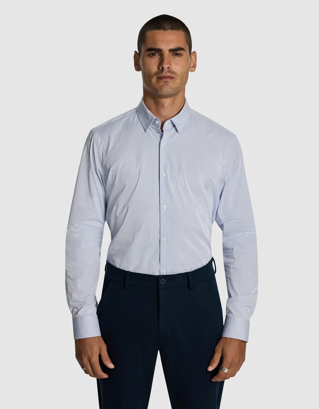 yd. - Irwin Check Bamboo Slim Shirt