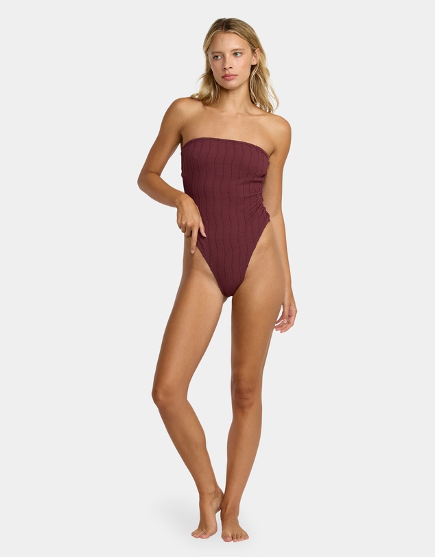 RVCA - Womens Chevy Grooves One Piece Swimsuit