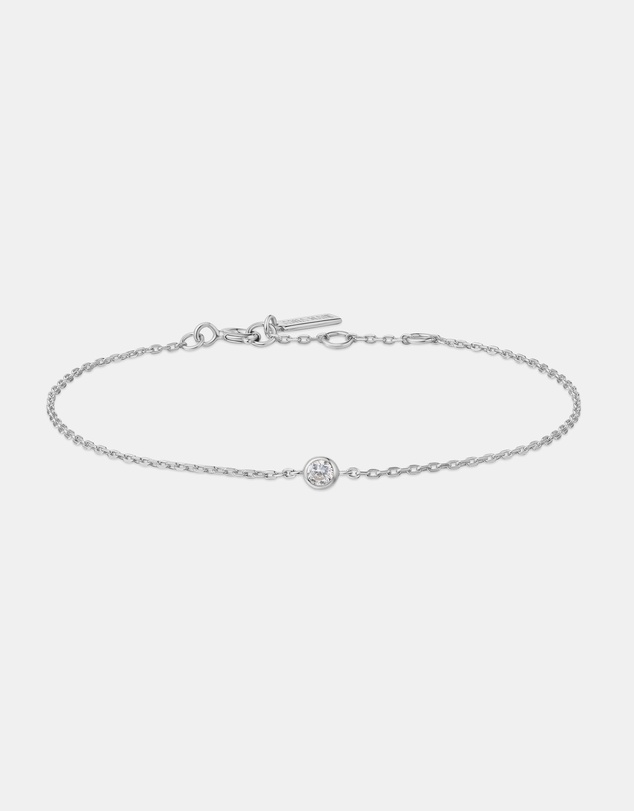 Ania Haie - Silver Sparkle Bezel Bracelet