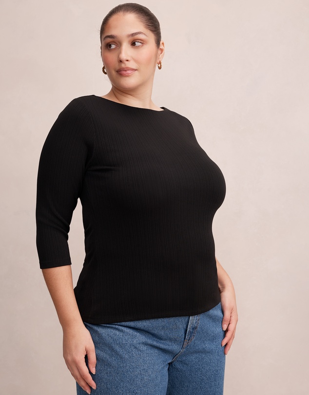 Forever New Curve - Frankie Curve 3 & 4 Sleeves Top