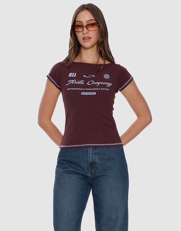 Thrills - Game Day Boat Neck Tee