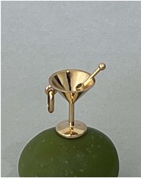 Meadowlark - Martini Charm Necklace