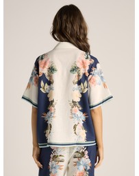 Fate + Becker - Solara Placement Print Collared Shirt
