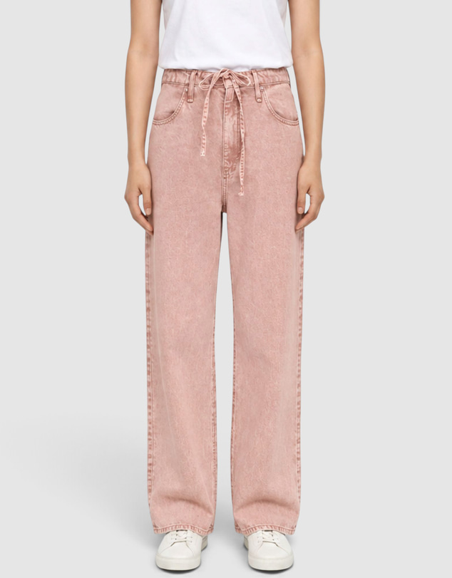 rag & bone - Featherwieght Phoebe Drawstring Wide Jeans