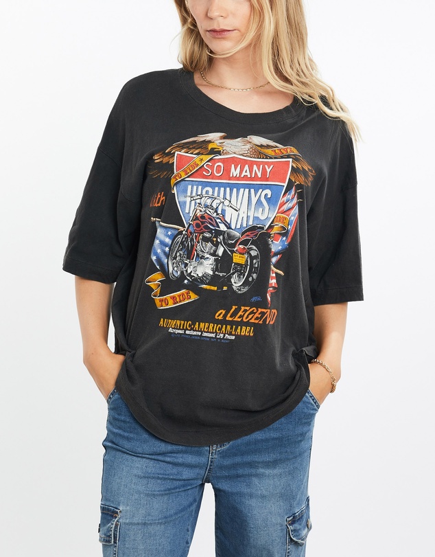 Vintage by The Real Deal - Pre Loved - Vintage 90s Motorcycle Tee