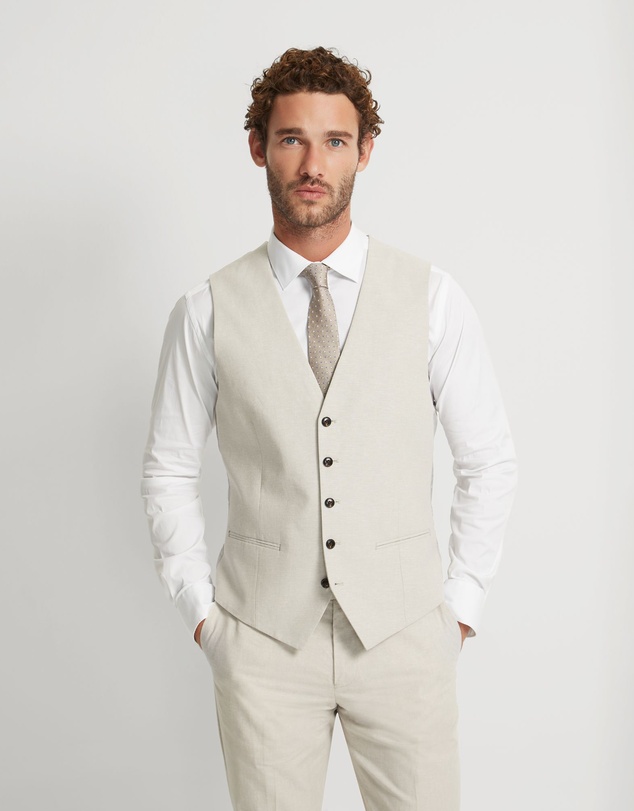 Oxford - Butterworth Linen Blend Waistcoat
