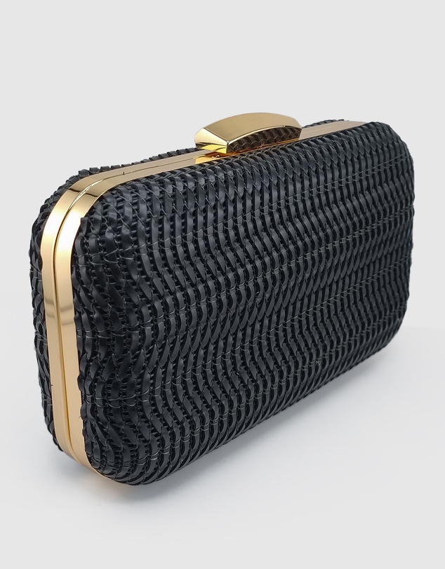 Izoa - Sophia Woven Clutch