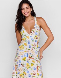 MINKPINK - Riviera Cross Back Midi Dress