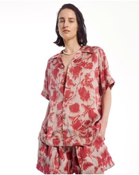 THE TALES - Italian Rose Satin Shorts