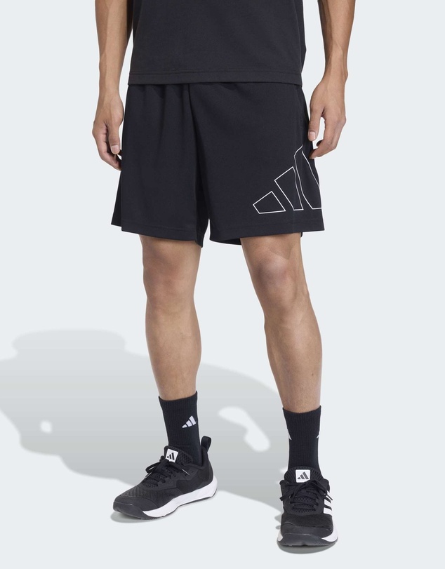 adidas Performance - WORKOUT ESSENTIALS BASE PIQUE BIG LOGO SHORTS Mens