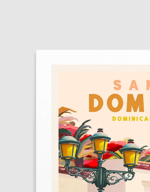 Olive et Oriel - Santo Domingo Dominican Republic Woman A Dog by The Whiskey Ginger Art Print