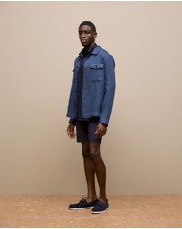 Trenery - Linen Overshirt in Navy