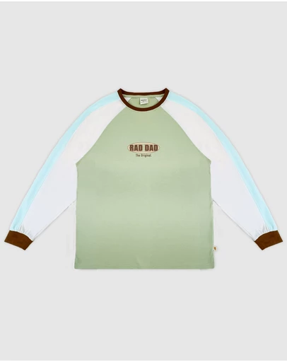 Banabae - Rad Dad Long Sleeve Spliced Tee