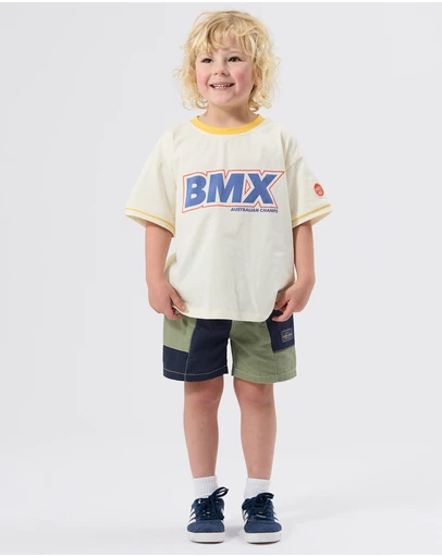 Goldie + Ace - Patchy Pocket Shorts - Babies-Kids