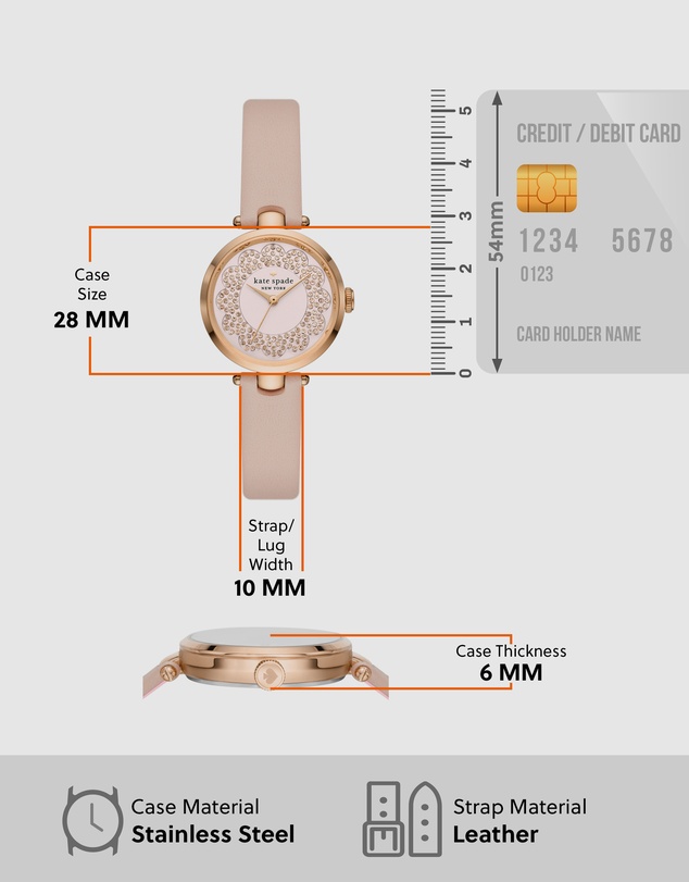 Kate Spade - Kate Spade Holland Pink Watch KSW1740