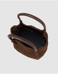 Chuchka - Woven Neoprene Mini Winona Tote Choc
