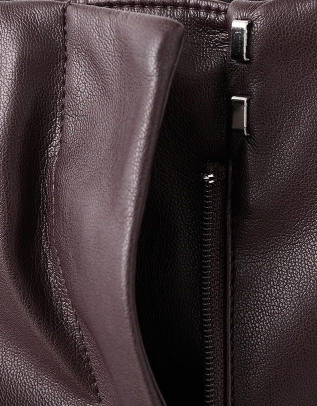M.N.G - Faux-Leather Flared Trousers
