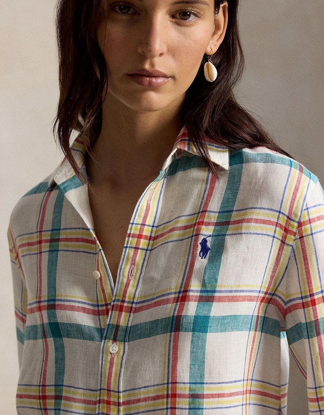 Polo Ralph Lauren - Classic Fit Plaid Linen Shirt