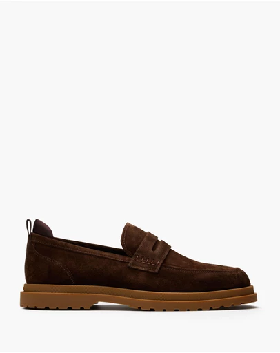 Aquila - Radar Suede Penny Loafers