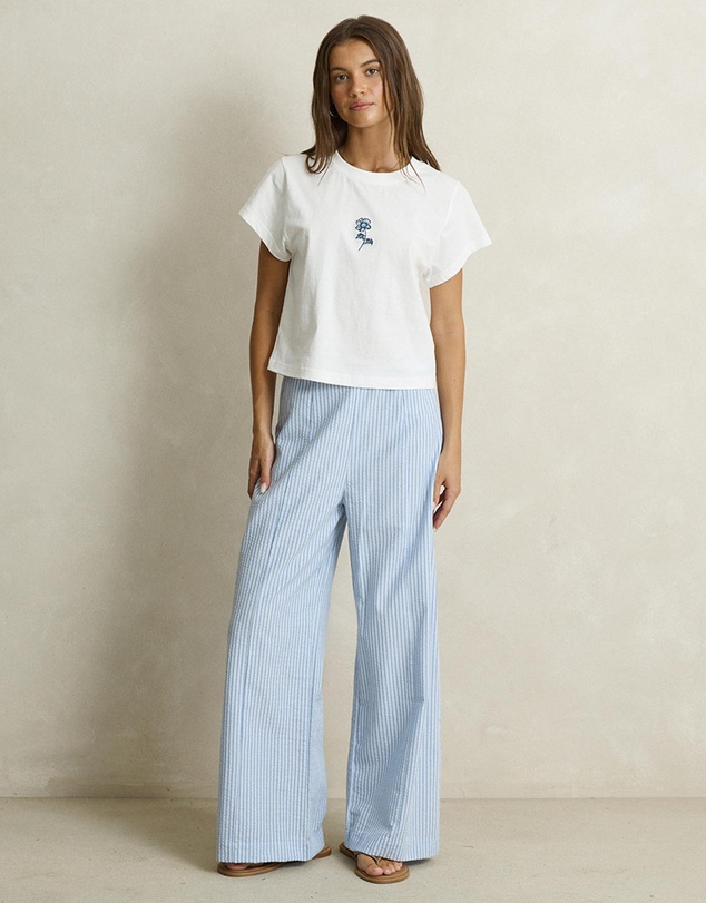 Rhythm - Vista Stripe Wide Leg Pants