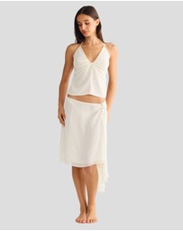 Vacay Swimwear - Aurelia Top Off-White